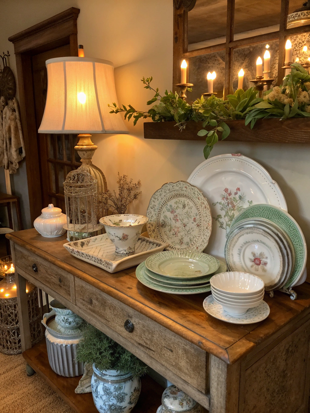Cozy Home Decor with Vintage Finds