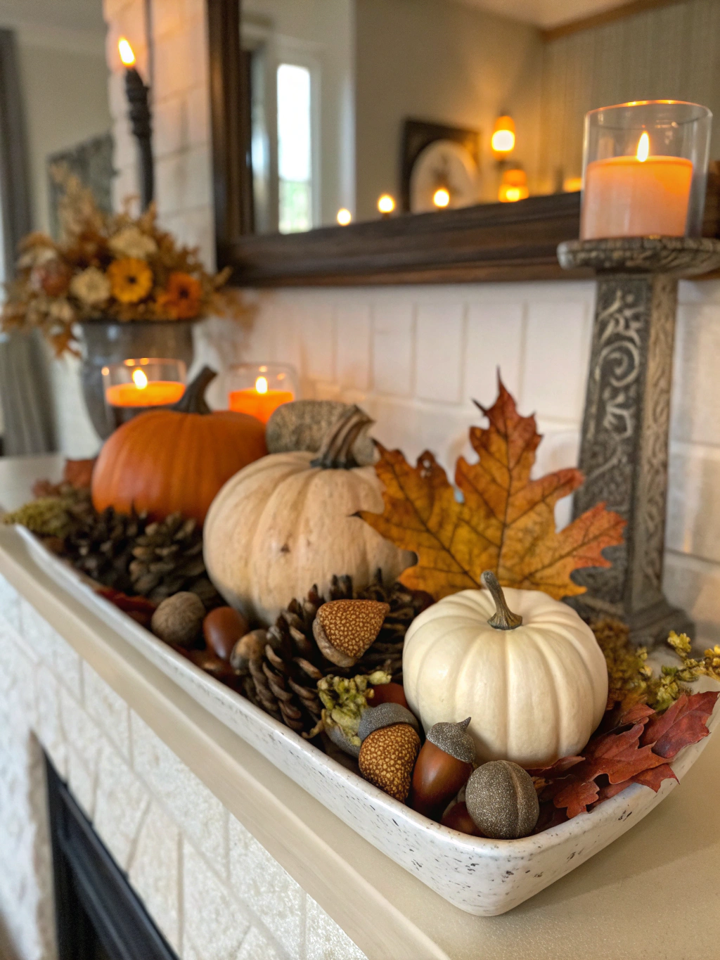 Fall Mantel Decor Inspiration